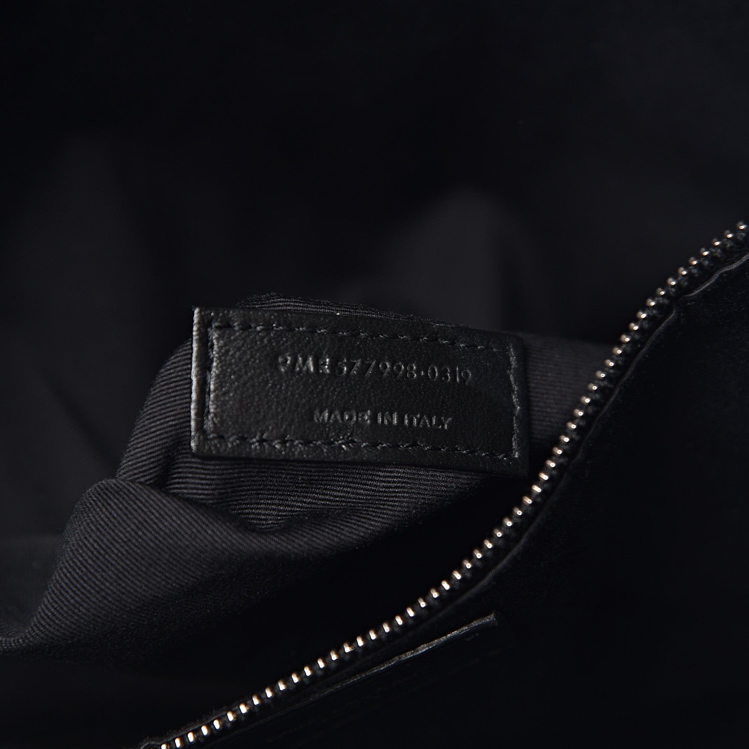 Saint Laurent Crinkled Calfskin Matelasse Monogram Niki Shoulder Bag Storm 7 of 10