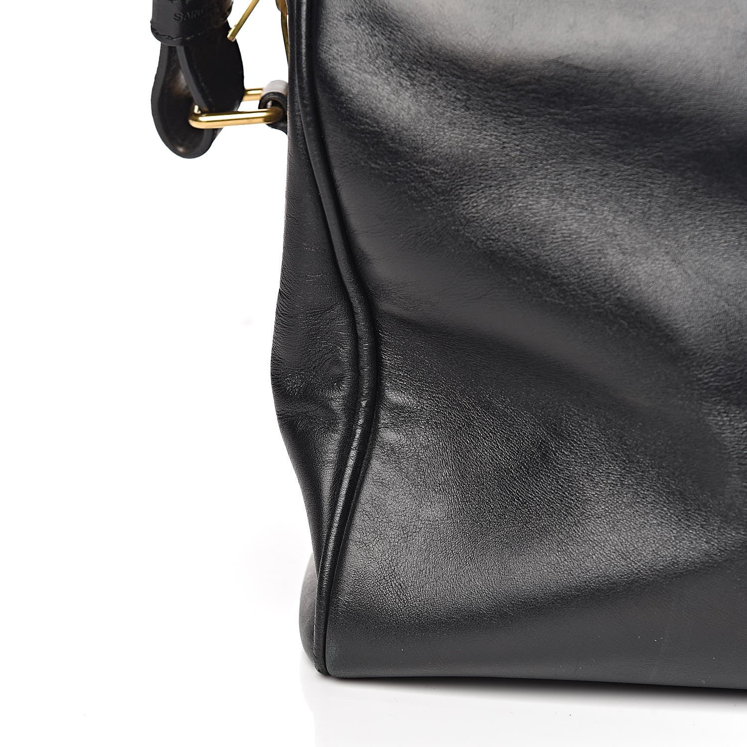 Saint Laurent Calfskin Classic Duffle 12 Black 11 of 18