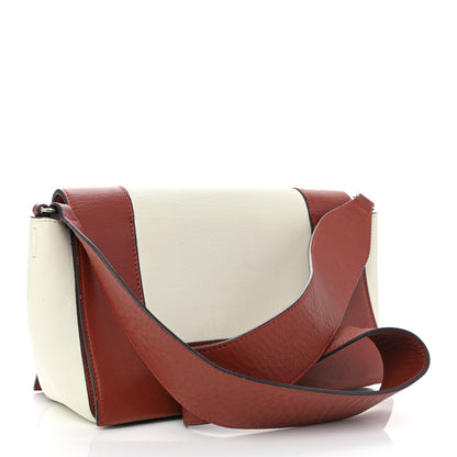 Celine Shiny Smooth Calfskin Medium Frame Shoulder Bag Maple White 3 of 11