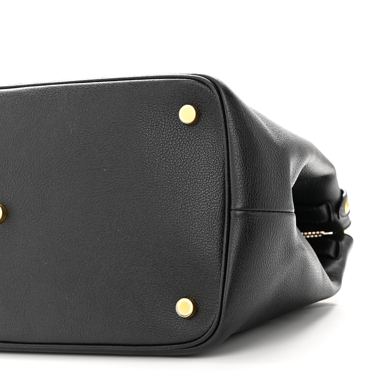 Tom Ford Pebbled Calfskin Medium Petra Bag Black 10 of 10