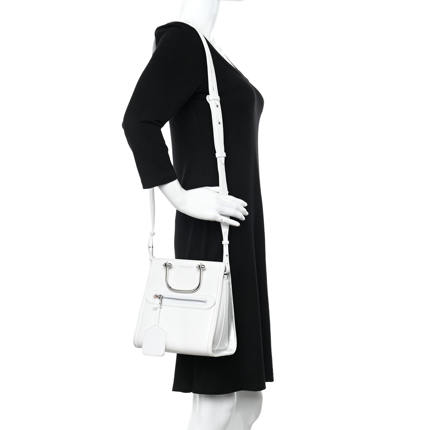 Calfskin The Short Story Shoulder Bag White