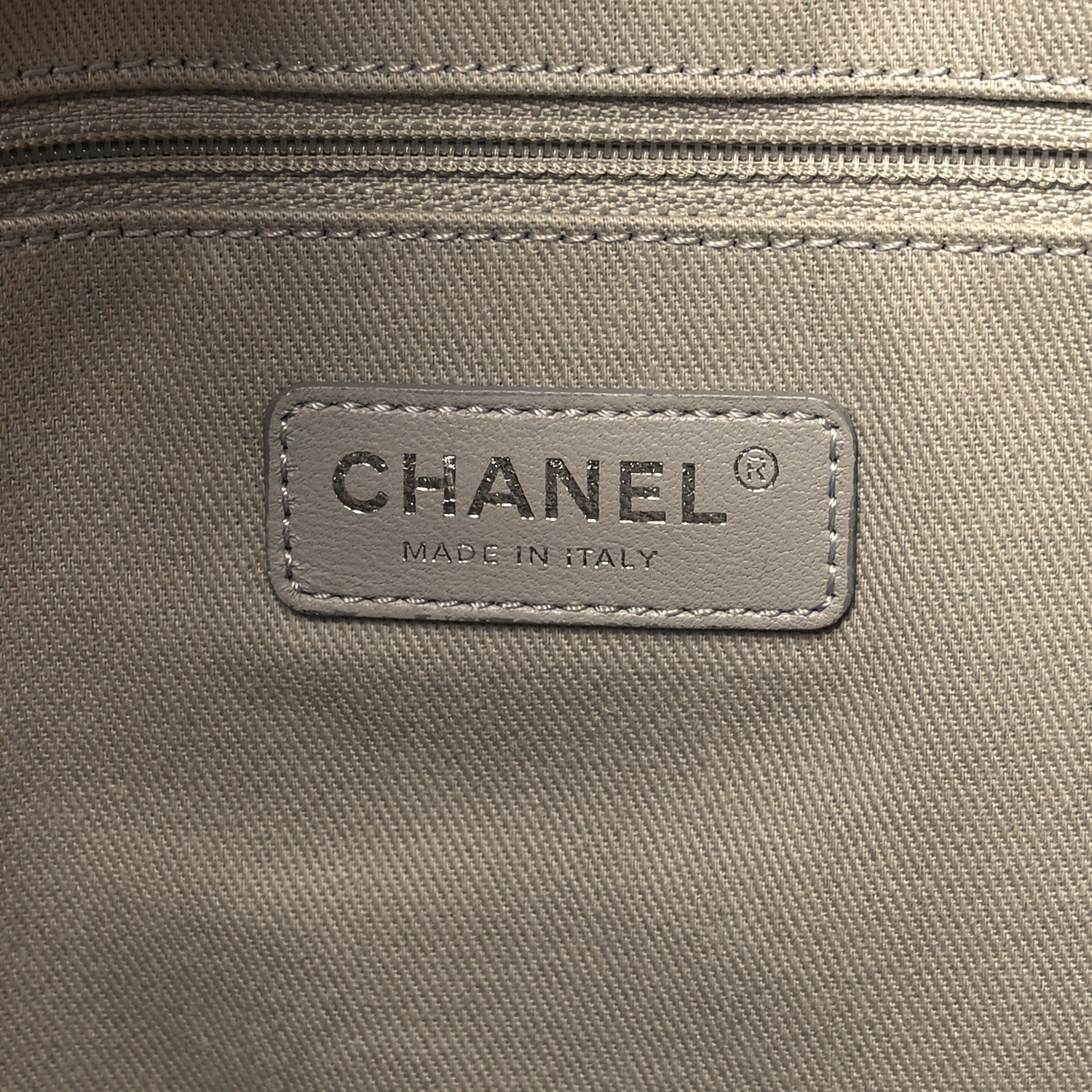 Chanel Glazed Calfskin Small Deauville Tote Black 6 of 10