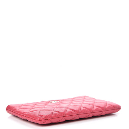 Chanel Caviar Quilted Cosmetic Case Pink 3 of 7