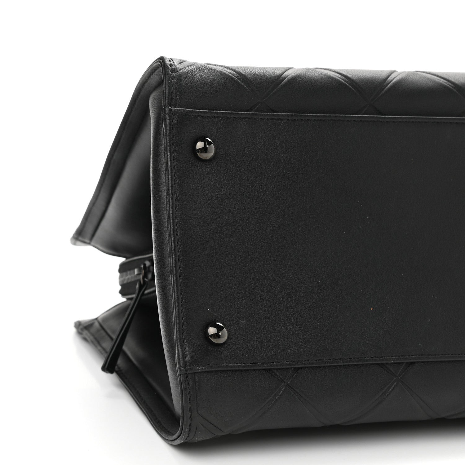 Chanel Calfskin Propeller Shopping Tote Black 9 of 11