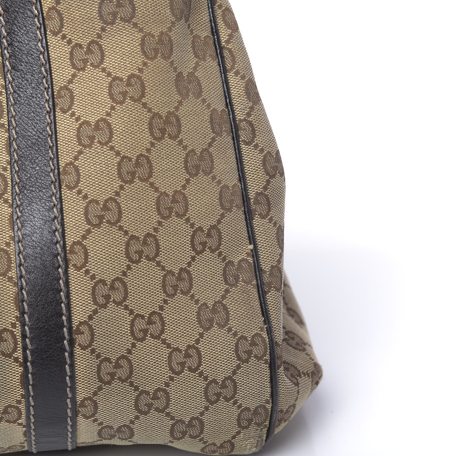 Gucci Monogram New Ladies Web Tote Dark Brown 16 of 22