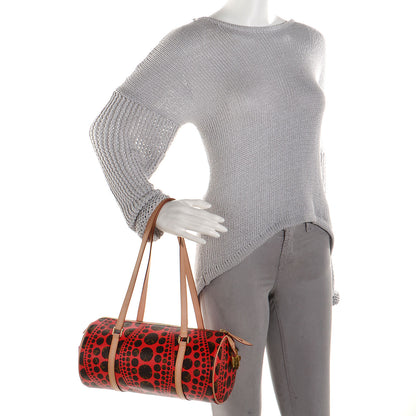 Louis Vuitton Monogram Kusama Pumpkin Dots Papillon 30 Red 3 of 8
