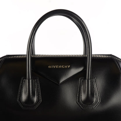 Givenchy Shiny Lord Calfskin Medium Antigona Black 8 of 9