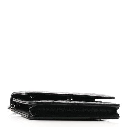 Chanel Caviar Quilted Wallet On Chain WOC Black 4 of 12