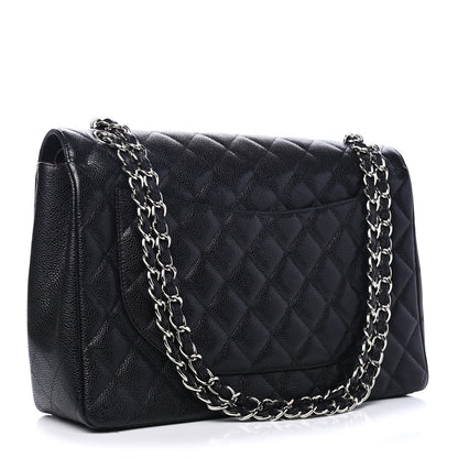Chanel Caviar Quilted Maxi Double Flap Black 2 of 5