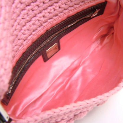 Fendi Woven Knit Baguette Pink 8 of 12