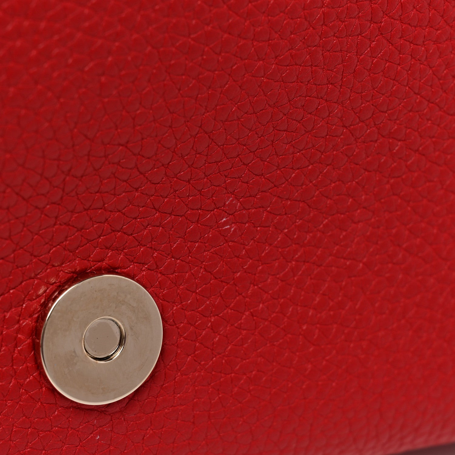 Gucci Pebbled Calfskin Medium Soho Flap Crossbody Vibrant Red 10 of 11