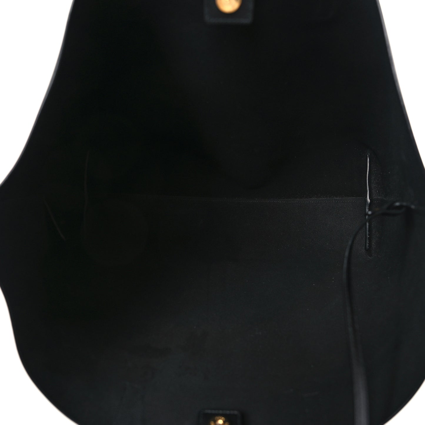 Calfskin Large Shopping Tote Black