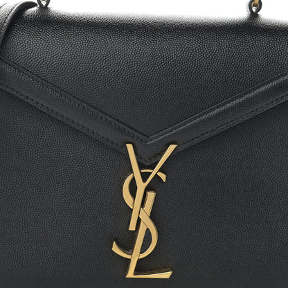Saint Laurent Grain de Poudre Mini Classic Monogram Cassandra Top Handle Black 9 of 14