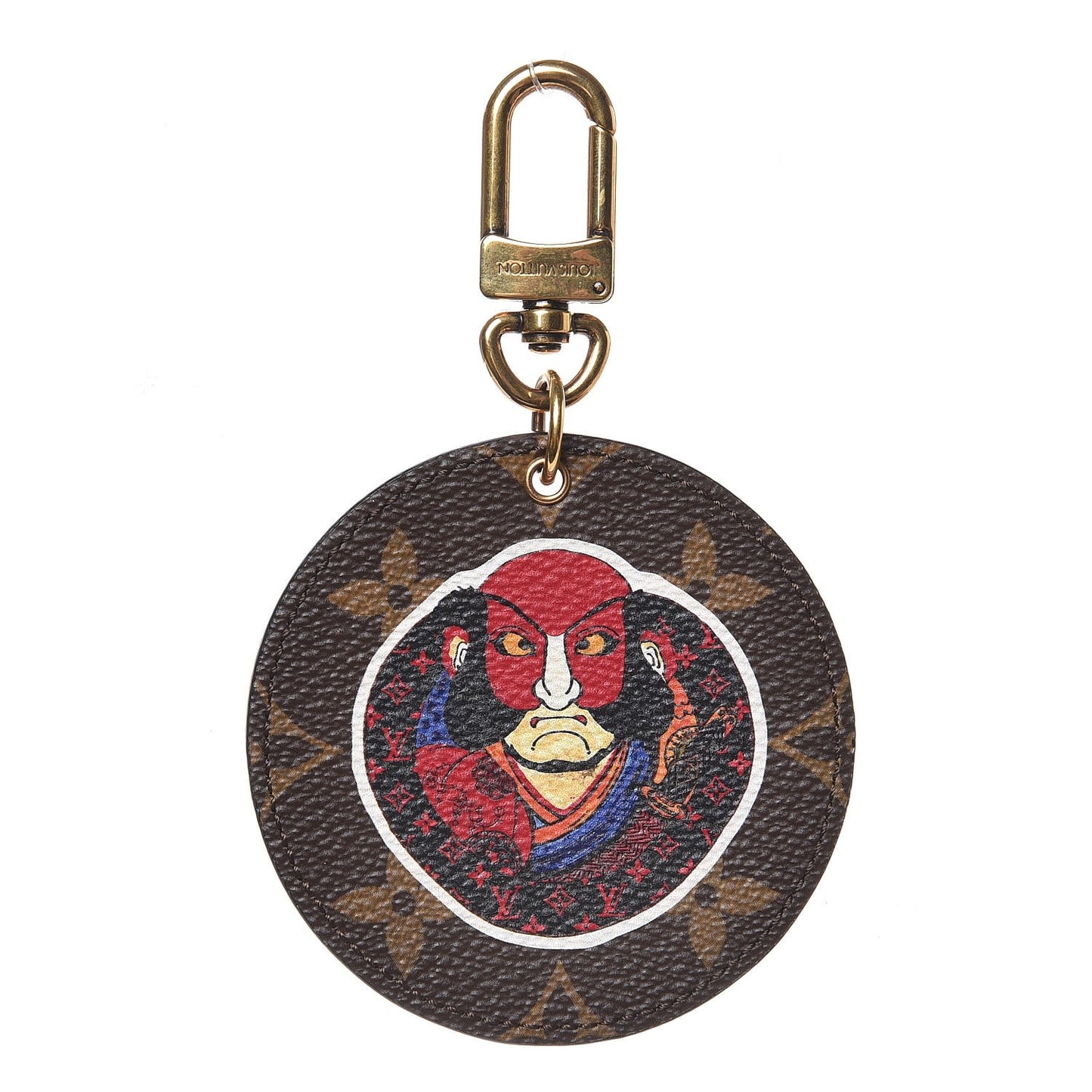 Monogram Illustre Kabuki Bag Charm Key Ring