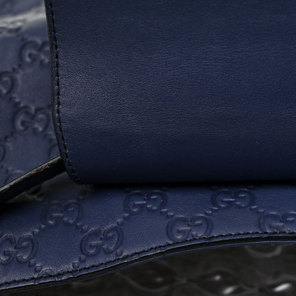 Gucci Guccissima Medium Emily Shoulder Bag Blue 14 of 21