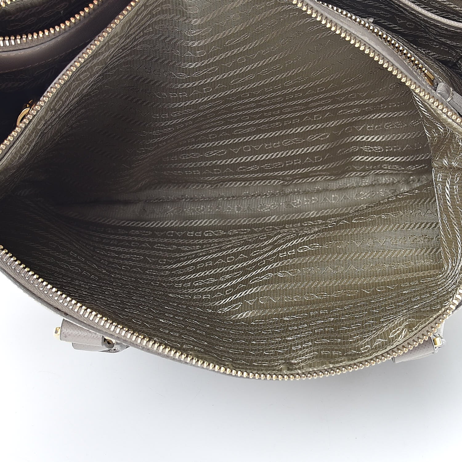 Prada Saffiano Medium Galleria Double Zip Tote Argilla 7 of 23