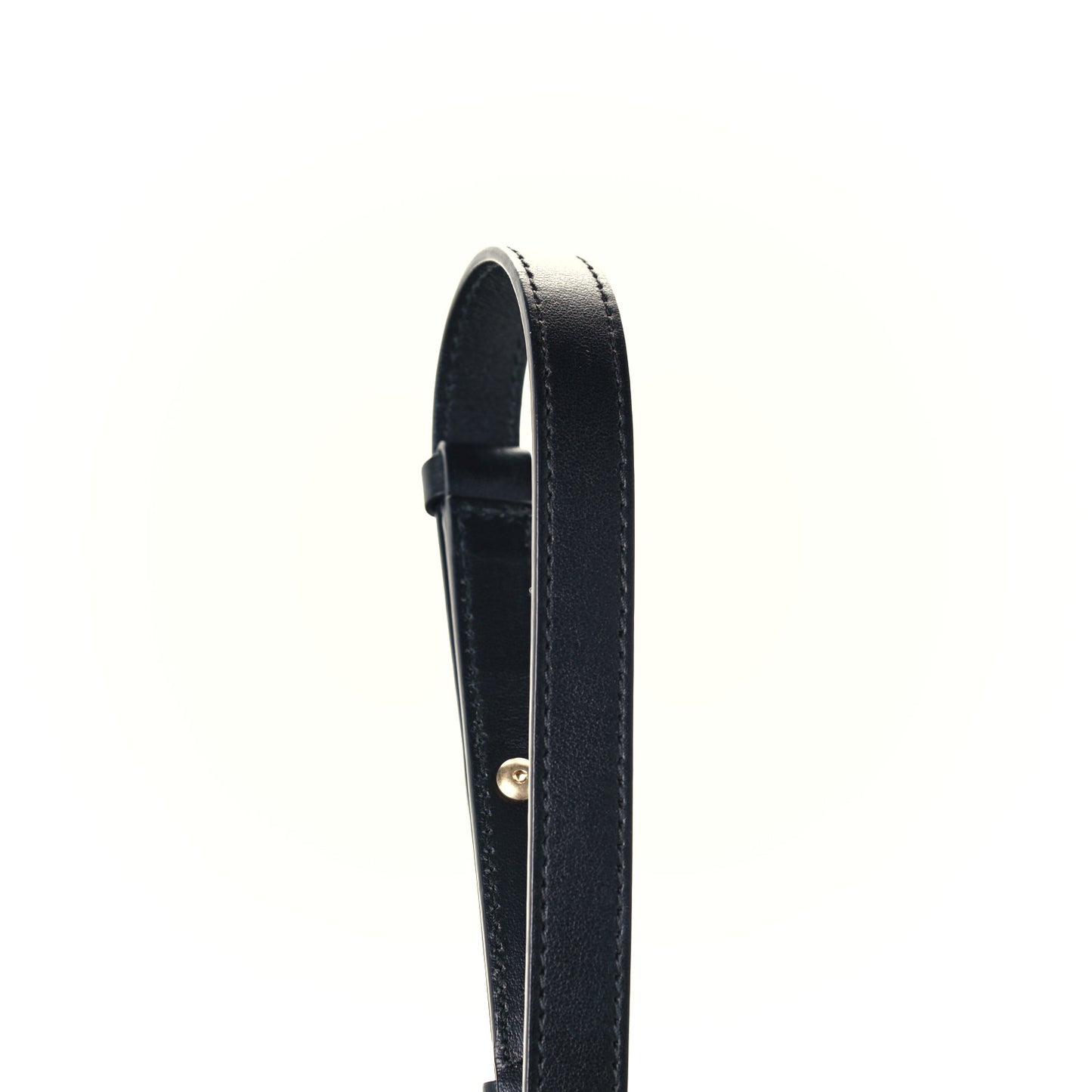 Calfskin Quilted Gancini Flap Bag Black