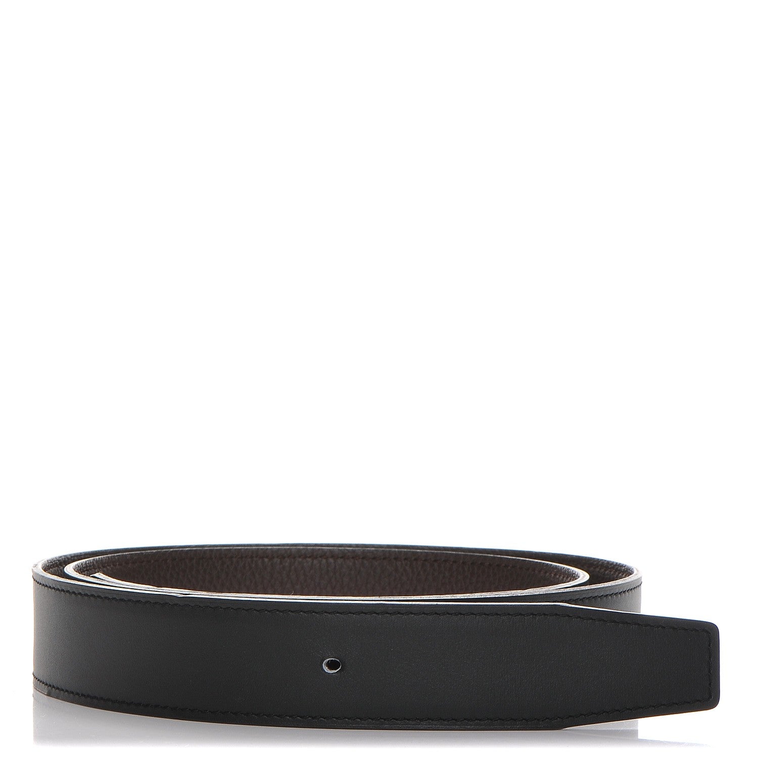 Hermes Swift Togo 32mm Belt Strap 95 Black Chocolate 1 of 7