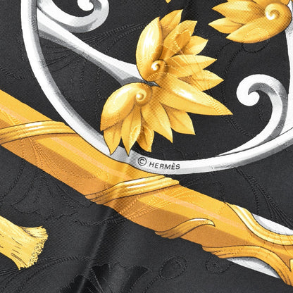 Hermes Silk Daimyo Princes du Soleil Levant Scarf 90 5 of 5