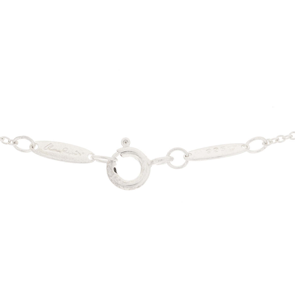 Tiffany Sterling Silver 12mm Elsa Peretti Eternal Circle Pendant Necklace 5 of 5