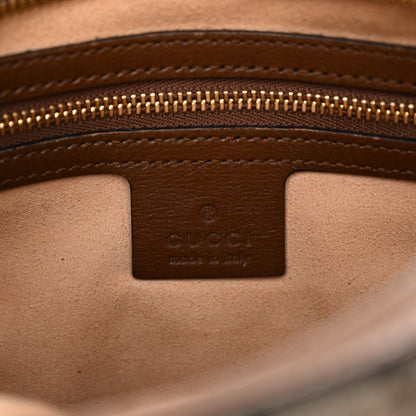 Gucci GG Supreme Monogram Small Horsebit 1955 Shoulder Bag Beige Brown Sugar 6 of 11