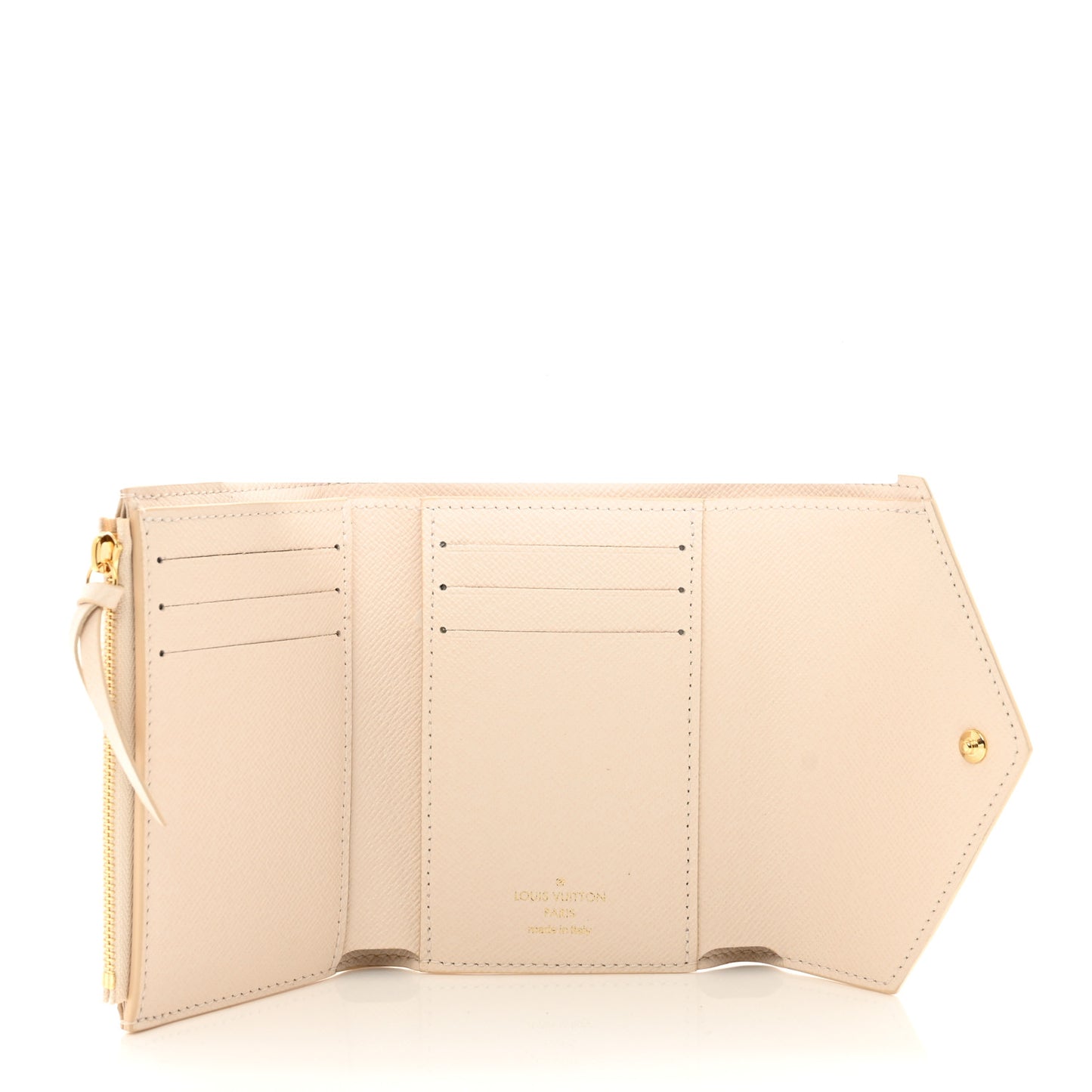 Damier Azur Nautical Victorine Wallet Gold