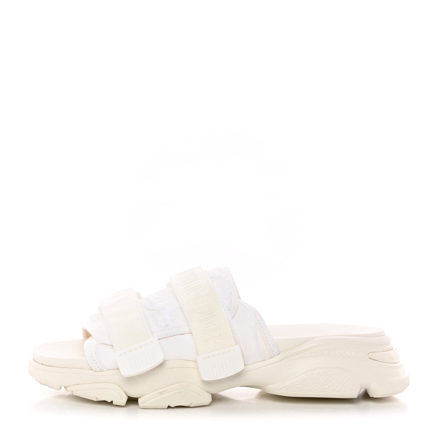 Technical Fabric Camouflage D-Wander Slide Sandals 37 White