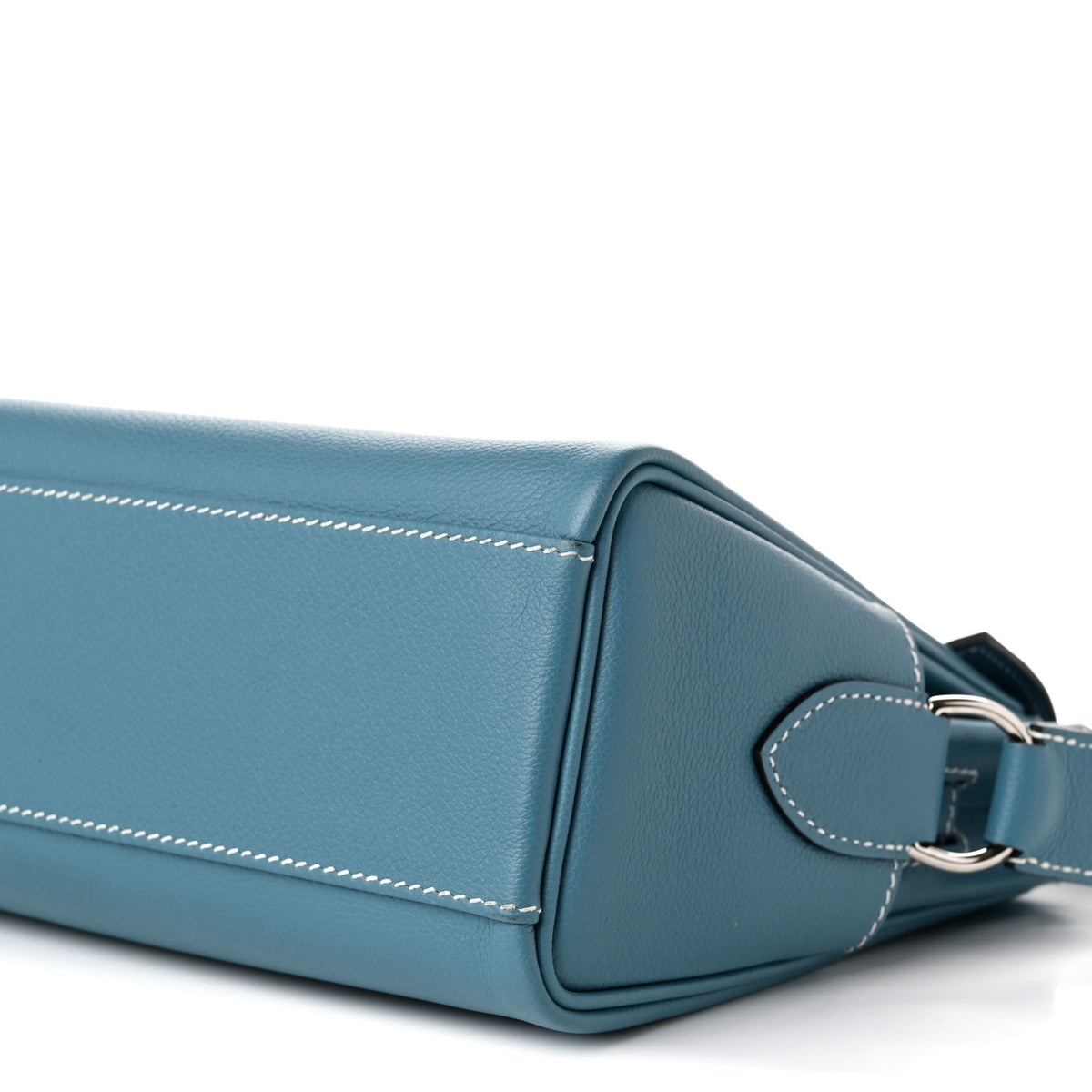 Hermes Evercolor Kelly Messenger PM New Bleu Jean 10 of 10