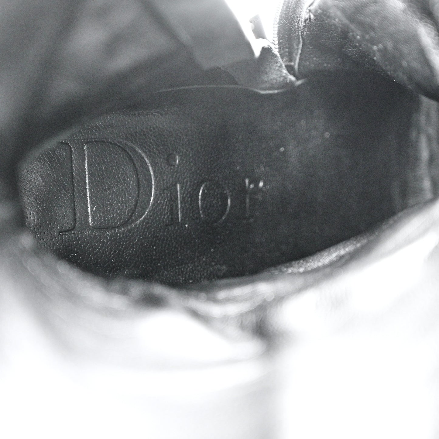 Monogram Buckle Tall Boots 36 Black