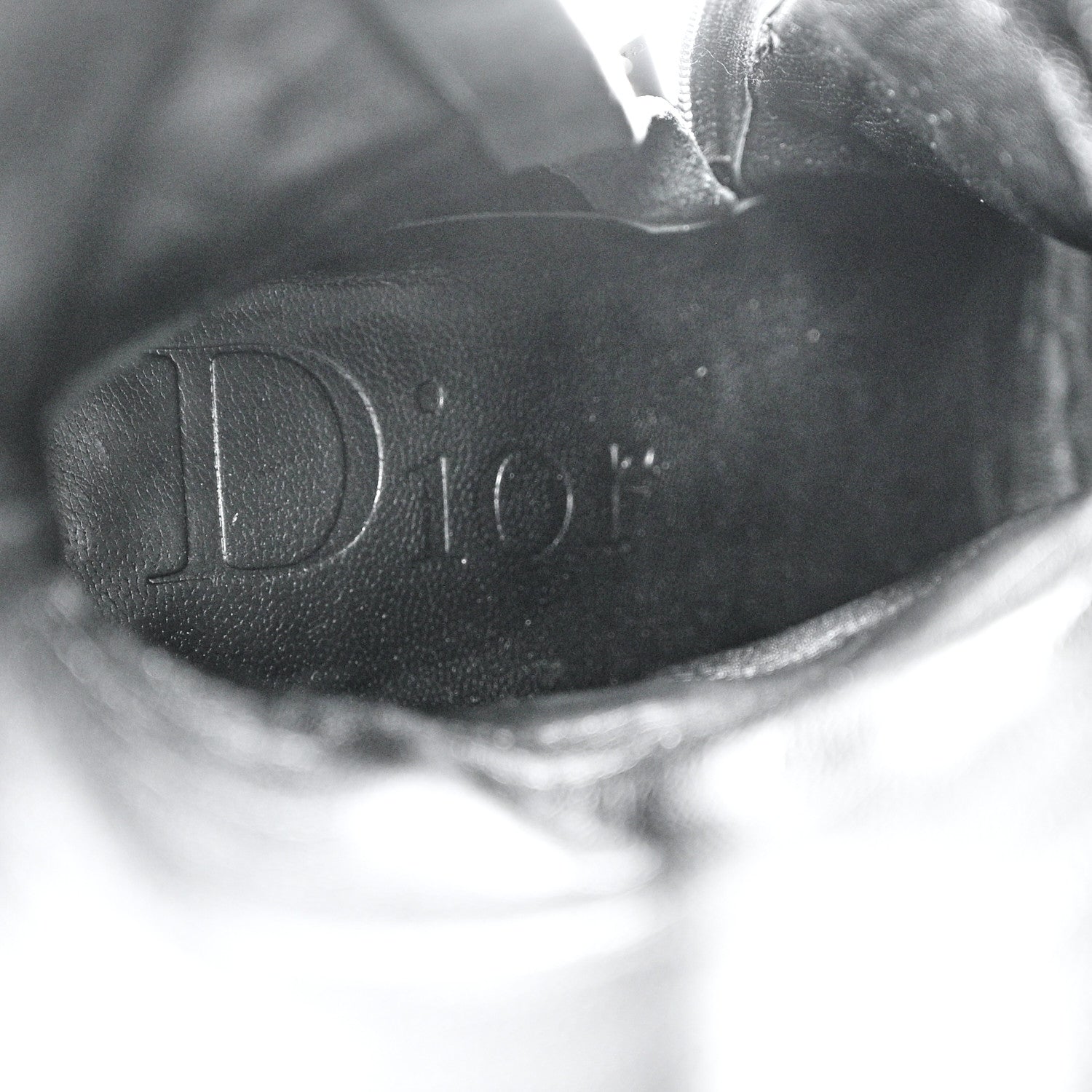 Christian Dior Monogram Buckle Tall Boots 36 Black 8 of 9