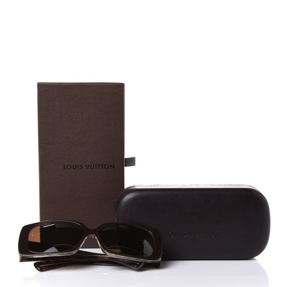 Louis Vuitton Leopard Marquise Sunglasses Z0207W Brown 8 of 8