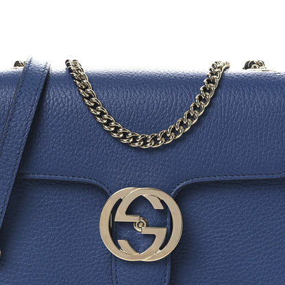 Gucci Dollar Calfskin Small Interlocking G Shoulder Bag Caspian 8 of 12