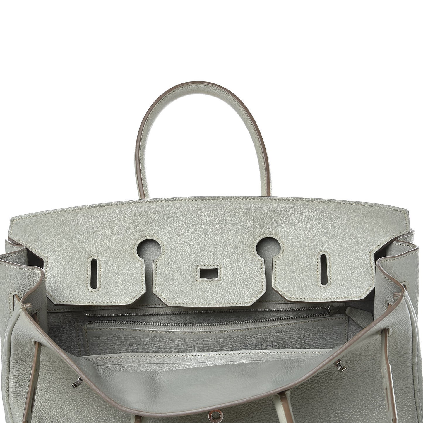 Togo Birkin 35 Gris Perle
