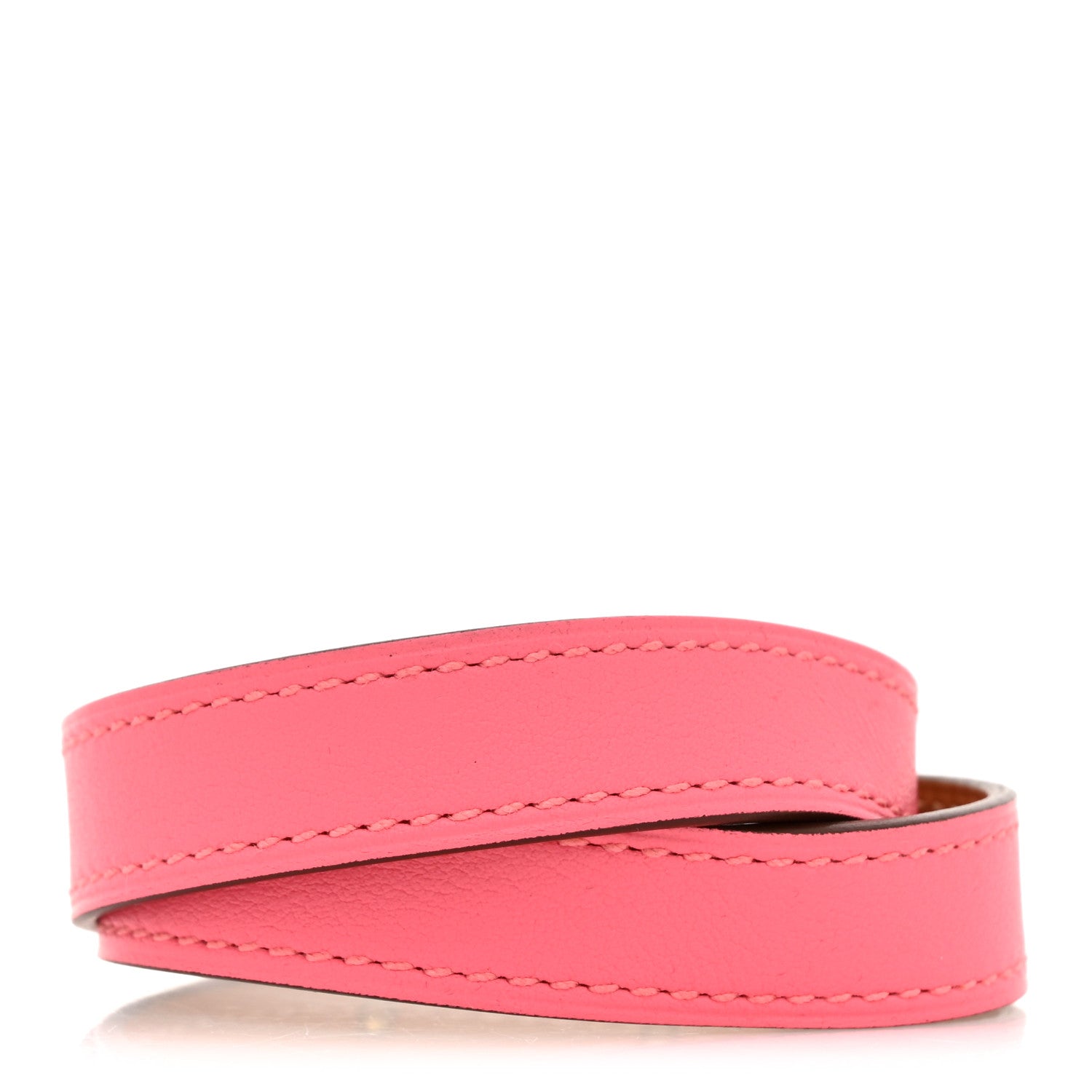 Hermes Swift Kelly Double Tour Bracelet T2 Rose Azalee 1528046