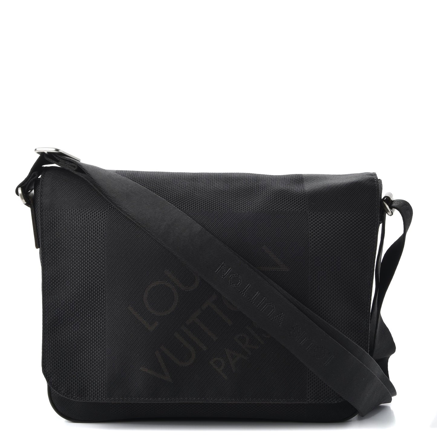 Damier Geant Petit Messenger Bag Black