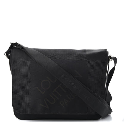Louis Vuitton Damier Geant Petit Messenger Bag Black 1 of 17