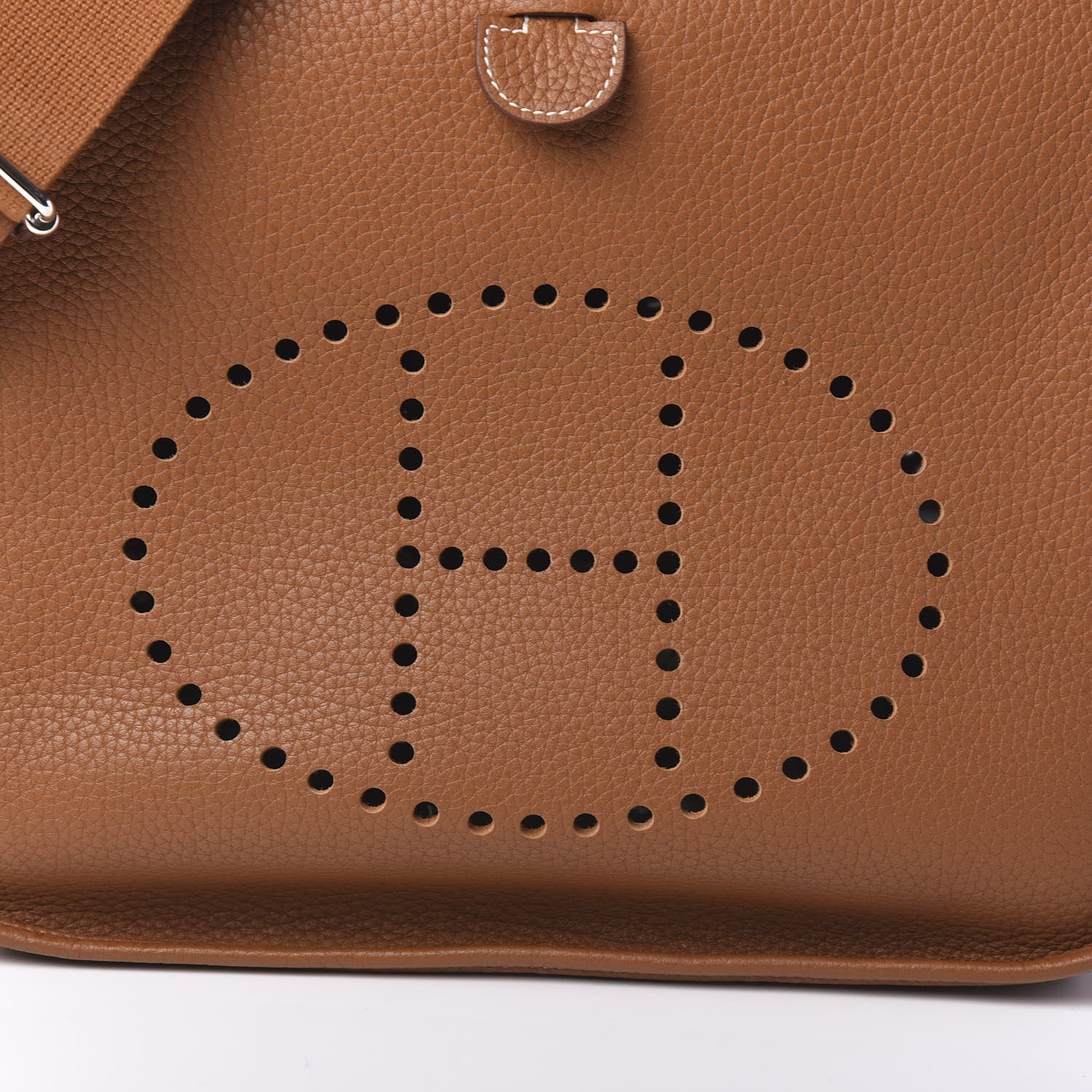 Hermes Taurillon Clemence Evelyne III GM Gold 9 of 9