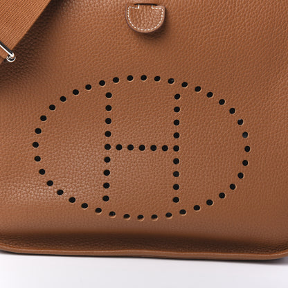 Hermes Taurillon Clemence Evelyne III GM Gold 9 of 9