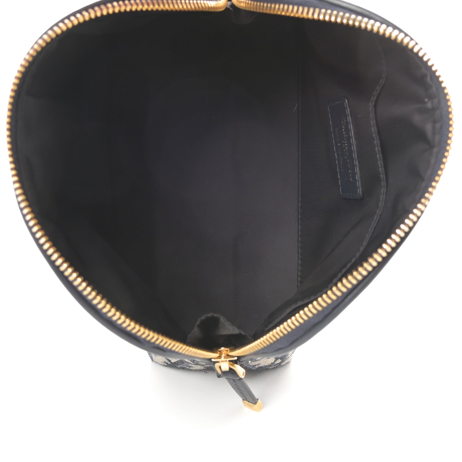 Christian Dior Oblique 30 Montaigne Cosmetic Pouch Blue 5 of 8