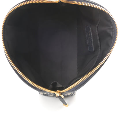 Christian Dior Oblique 30 Montaigne Cosmetic Pouch Blue 5 of 8