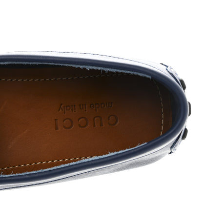 Gucci Soft Clove Calfskin Mens Interlocking G Driver Loafers 8 Royale 8 of 12
