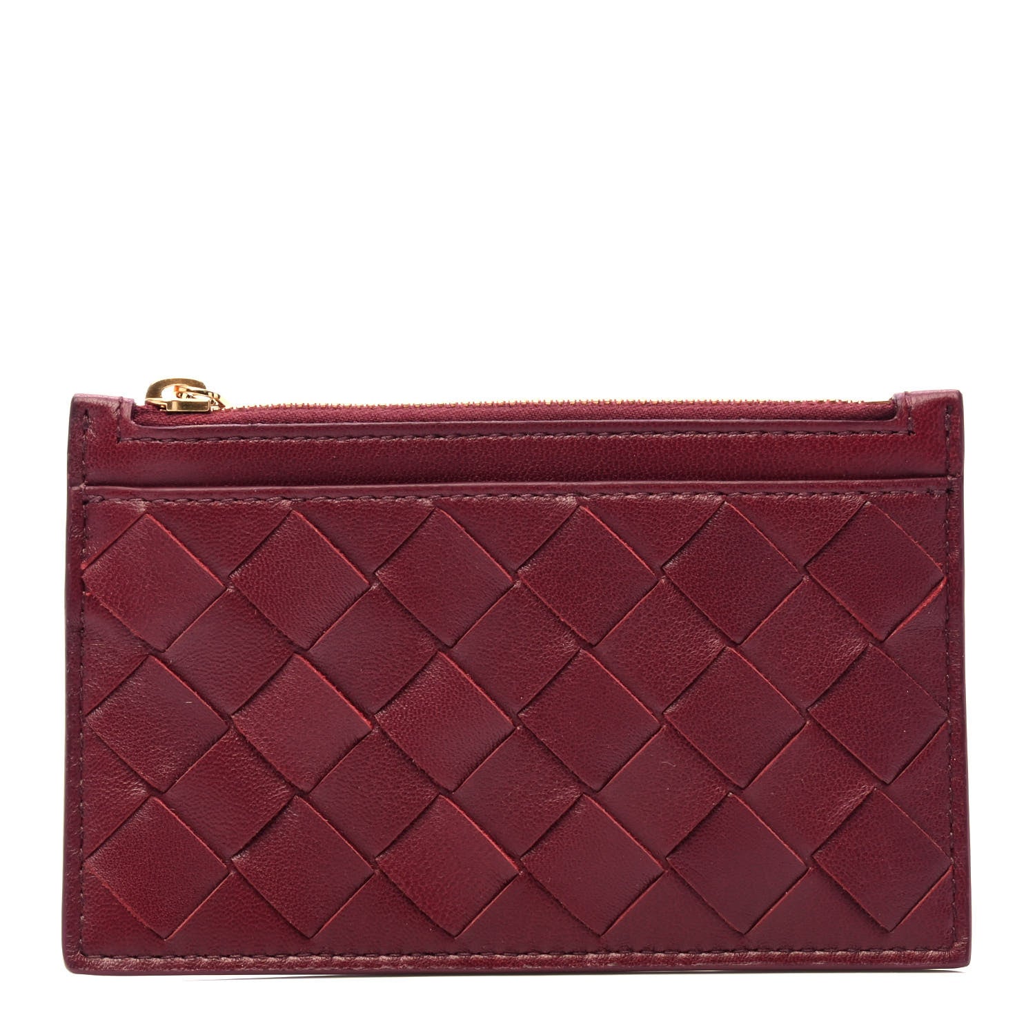 Bottega Veneta Nappa Intrecciato Key Case Bordeaux 1 of 4