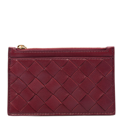 Bottega Veneta Nappa Intrecciato Key Case Bordeaux 1 of 4