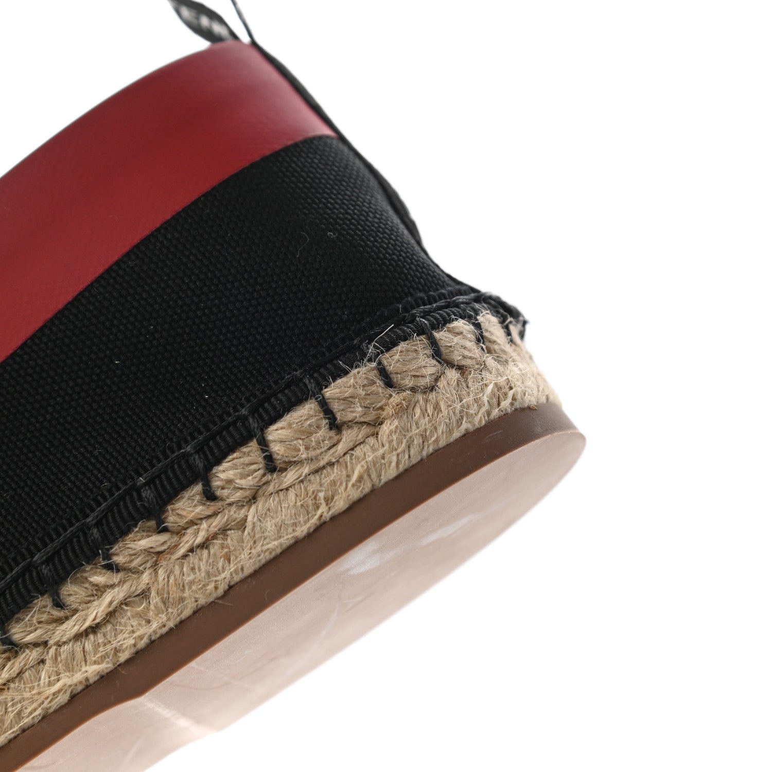 Fendi Canvas Mesh FF Colibri Espadrilles 39 Black Tobacco Moro 8 of 11