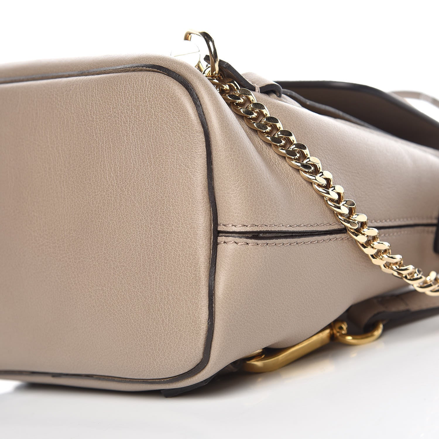 Chloe Suede Calfskin Mini Faye Backpack Motty Grey 6 of 9