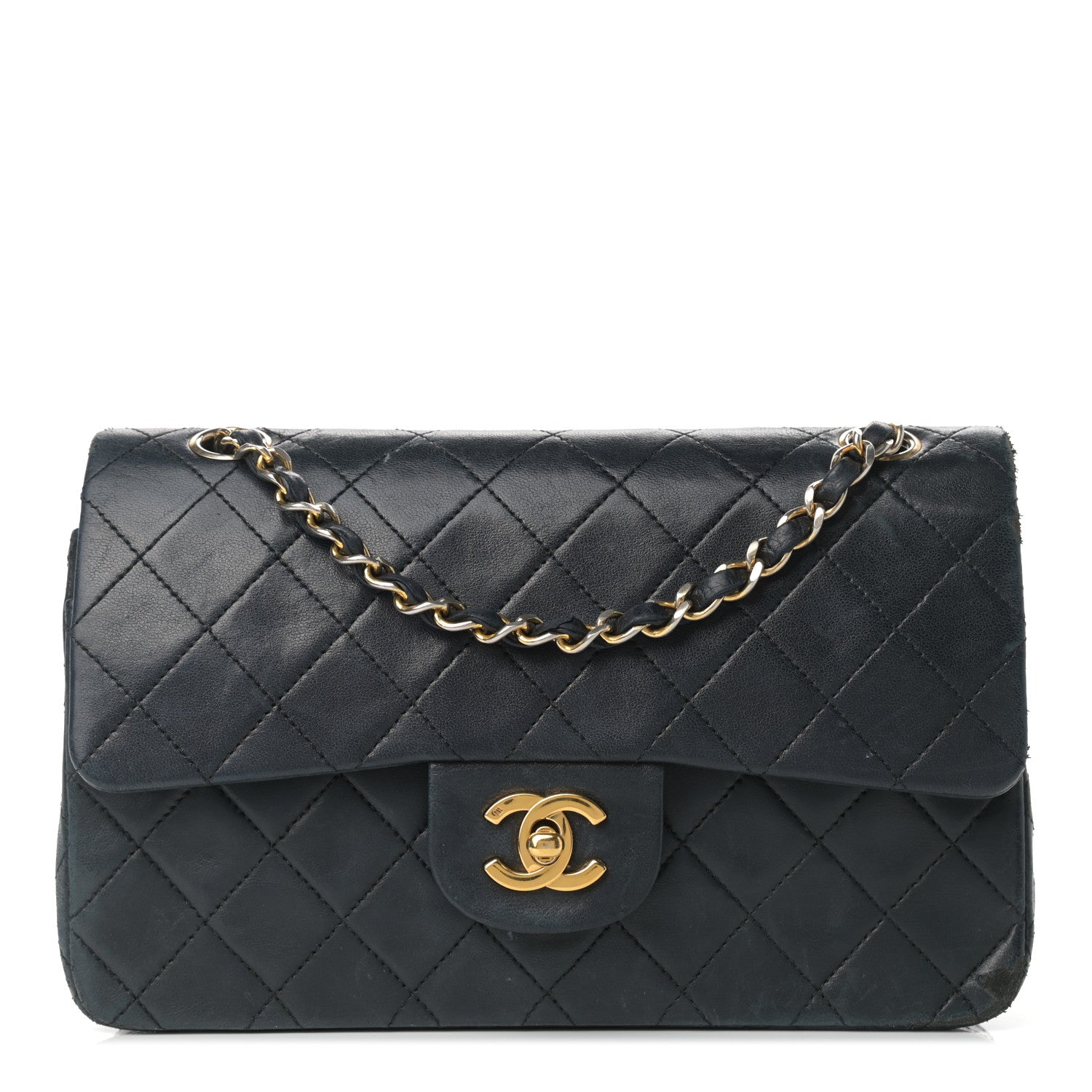 Chanel Lambskin Quilted Small Double Flap Black 1 of 19