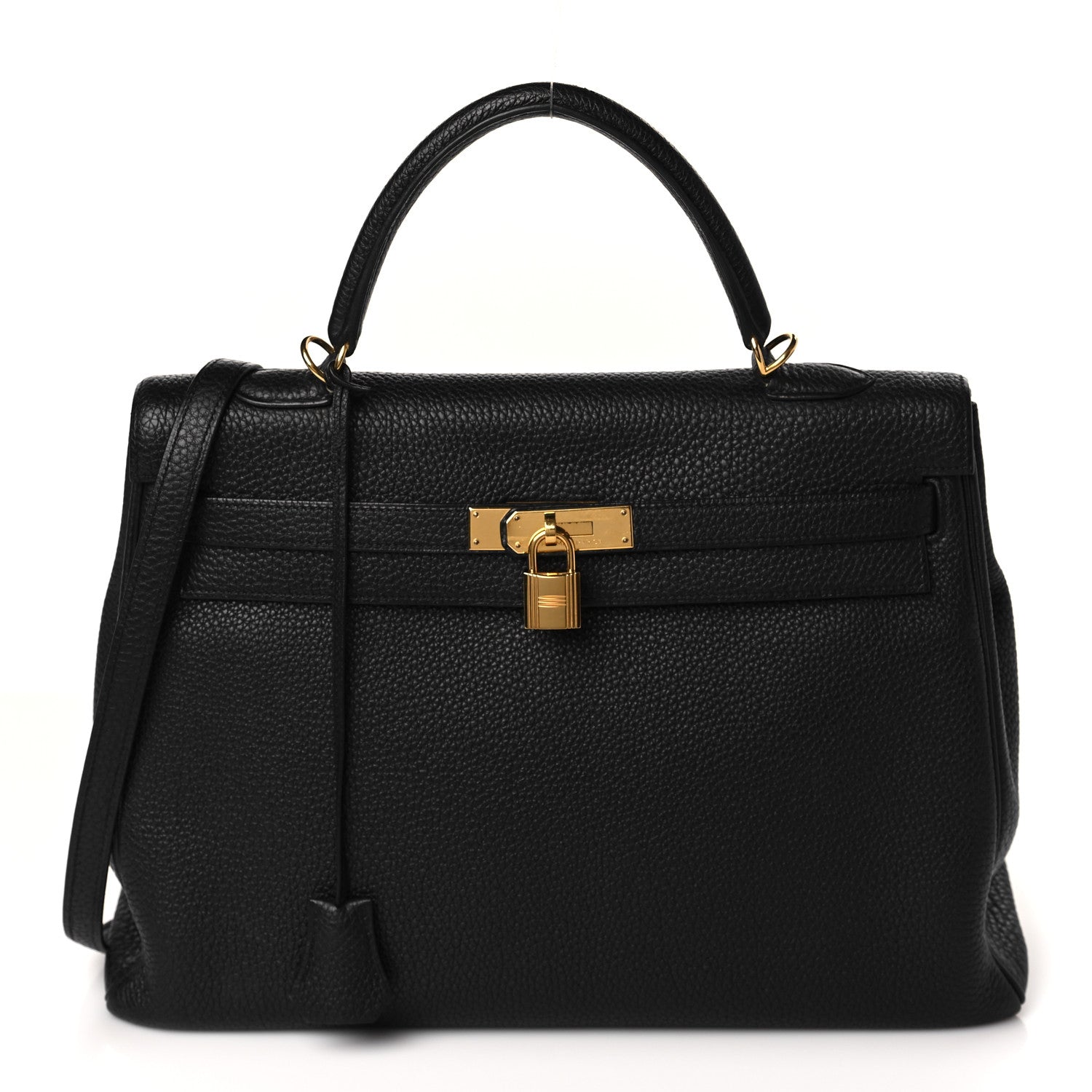 Hermes Togo Kelly Retourne 35 Black 1 of 9