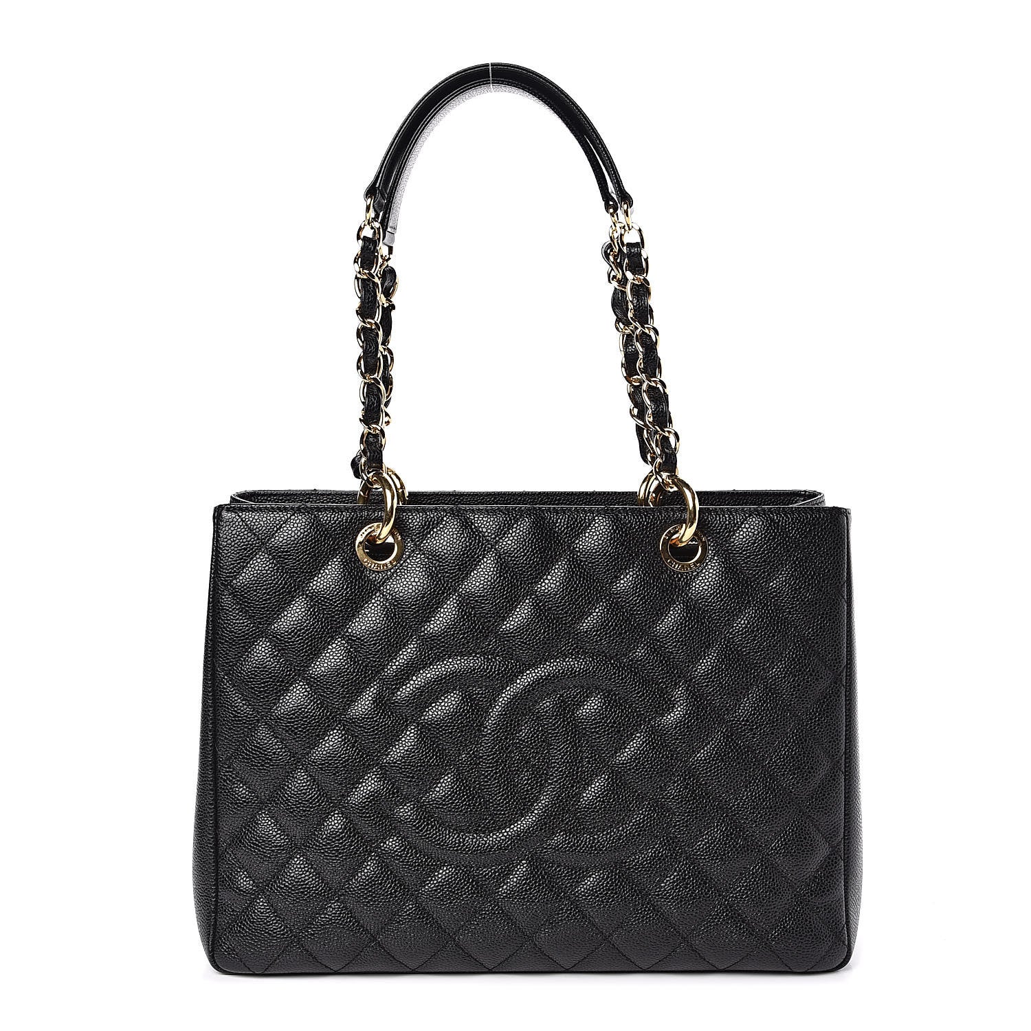 Chanel Caviar Quilted Grand Shopping Tote GST Black 1 of 11
