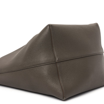 The Row Grained Calfskin Large N/S Park Tote French Grey 8 of 9