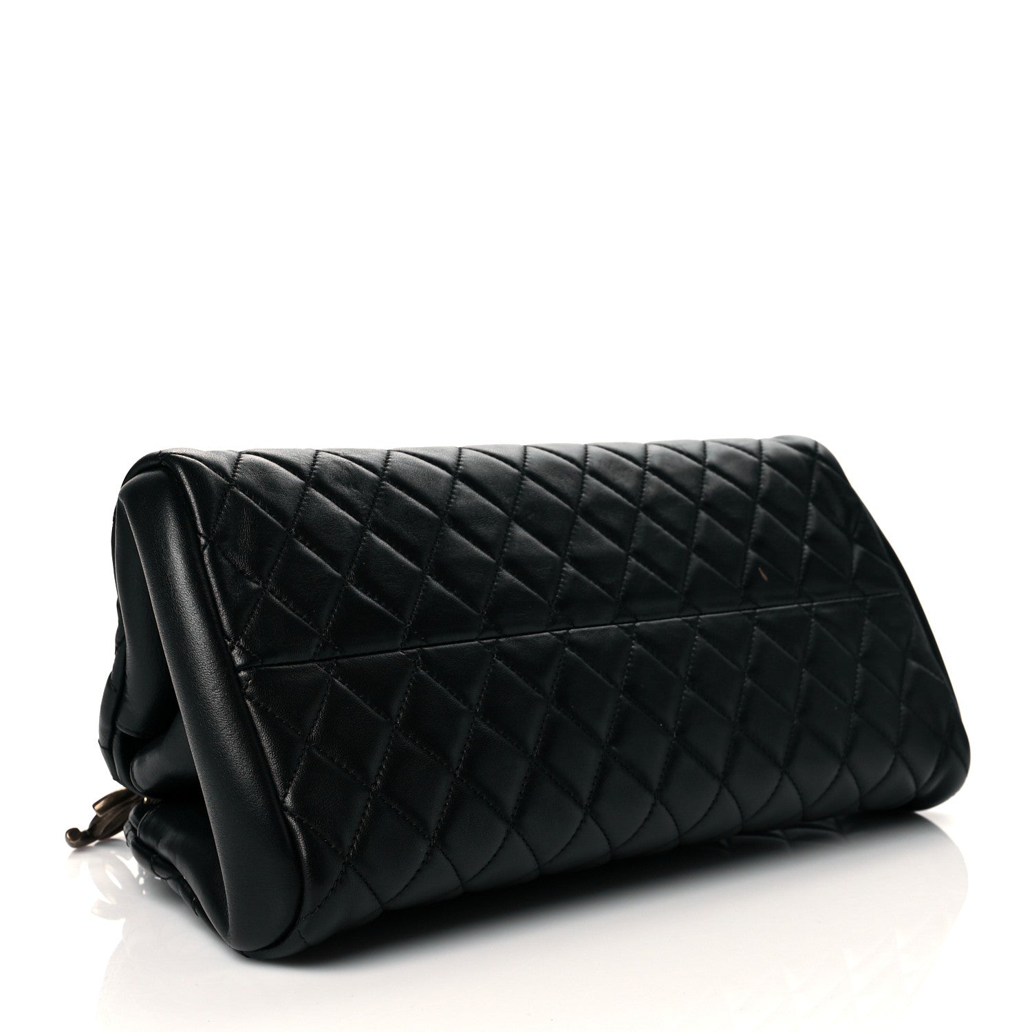 Chanel Lambskin Quilted Medium Just Mademoiselle Black 4 of 10